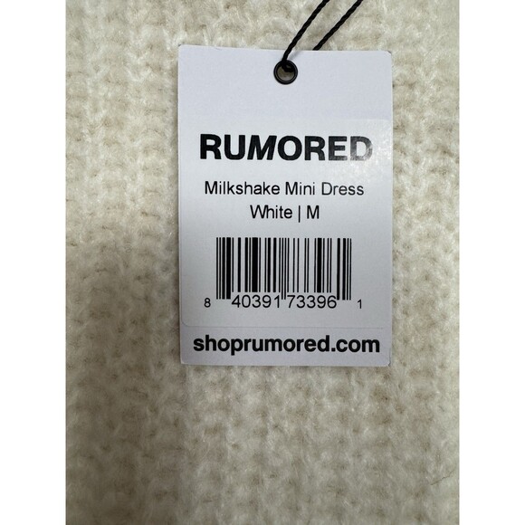 NWT Anthropologie REVOLVE RUMORED Milkshake Puff Sleeve knit mini dress Sz Small - Picture 10 of 14